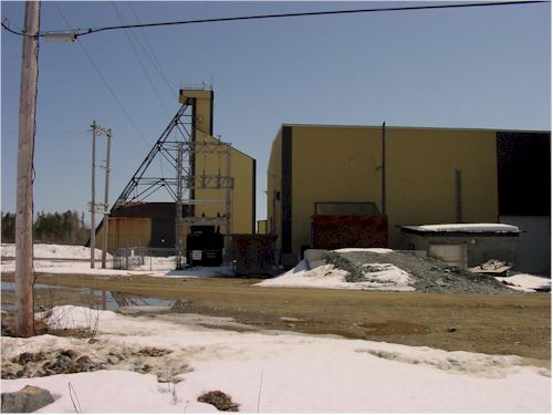 Timmins Gold Mine. mining camps of Timmins